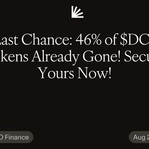 ⏳Last Chance: 46% of $DCNX Tokens Already Gone! Secure Yours Now!