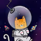 Gatonaut by Clocked x Reddit Collectible Avatars