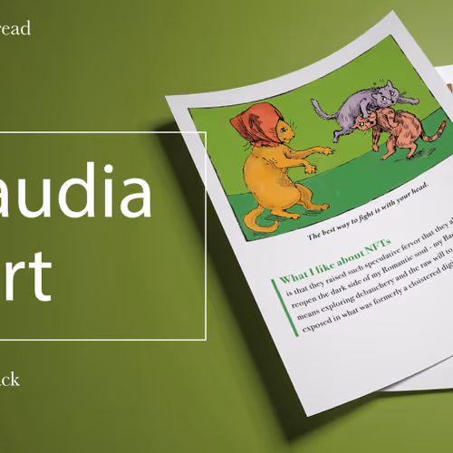 Claudia's take 4 pages on NFTs by Claudia Hart