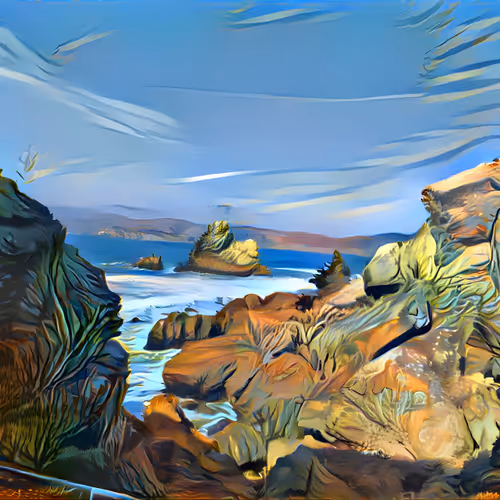 Stylized San Francisco