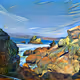 Stylized San Francisco