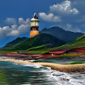 OCEAN INSPIRED AI ART