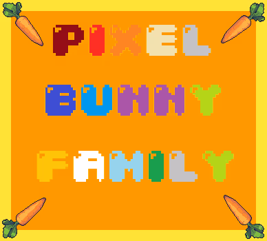 Pixel Bunny Family