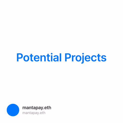 Potential Projects