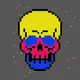 ART Pixel Skull