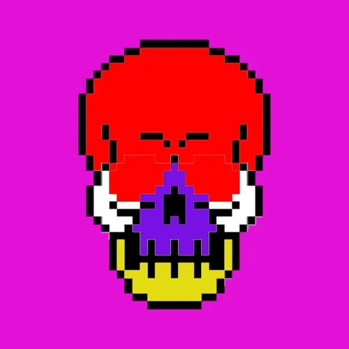 ART Pixel Skull
