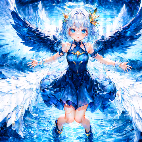 Seven color angels #005