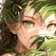 Shining eyes Green