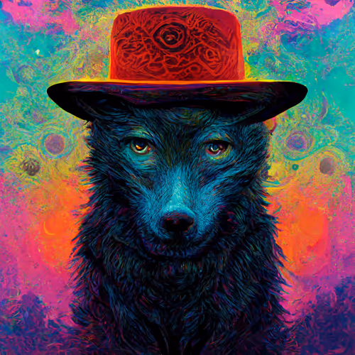 Wolf Psychedelic Universe