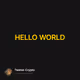 HELLO WORLD