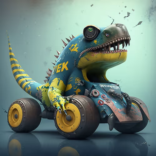 T-REX GP #Green and yellow