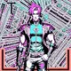 Cyberpunk Dystopian Trading Cards