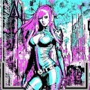 Cyberpunk Dystopian Trading Cards