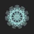 Spirograph Snowflakes