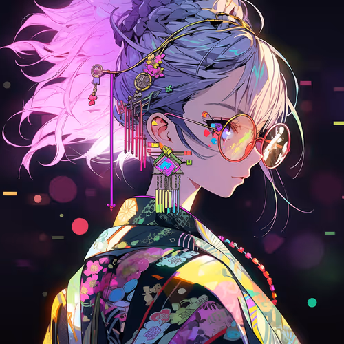 Glasses Girls -cyber punk-