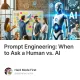 Prompt Engineering: When to Ask a Human vs. AI