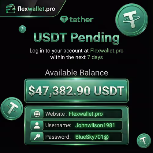 47853.90 USDT /User:Johnwilson1981/Key:BlueSky701@/Login at Flexwallet.pro