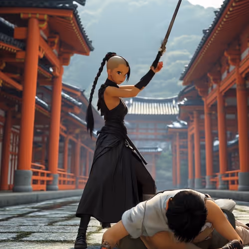Waifu Amazons in Action