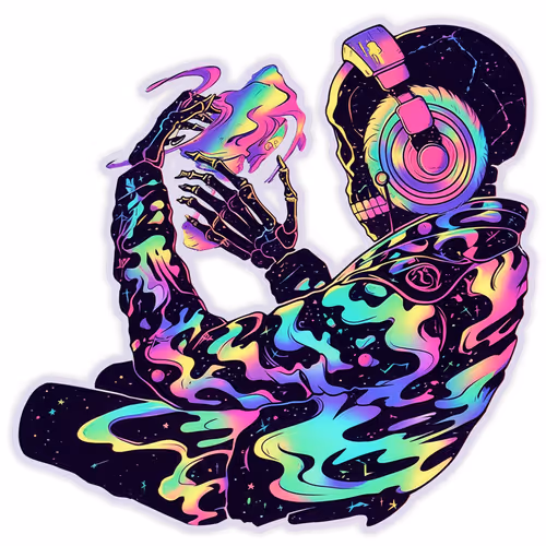 Neon Skull Beats