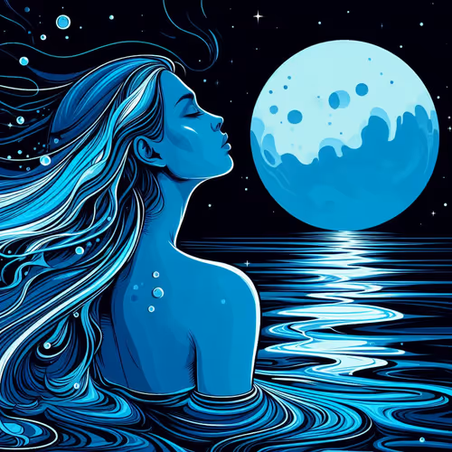 moon cool girl