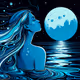 moon cool girl