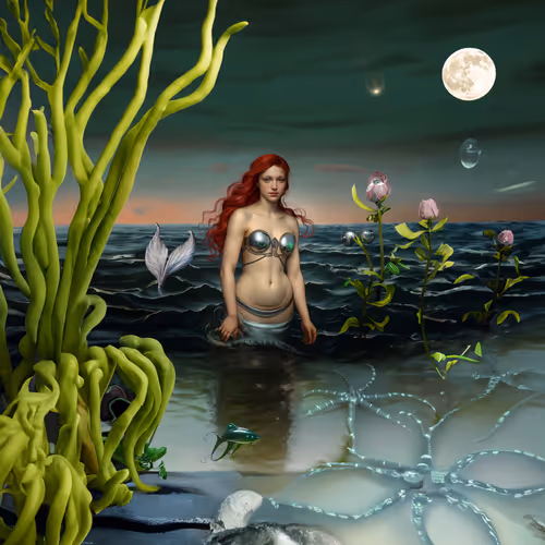 The Lonely mermaid and 3  gifts