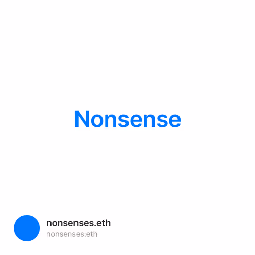 Nonsense