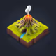 Isometric Volcanoes Polygon