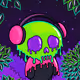 Neon Skull in Bloom by Tokeahontis 2.0 x Reddit Collectible Avatars