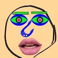 5000 faces abstract NFT collection by Anastacio
