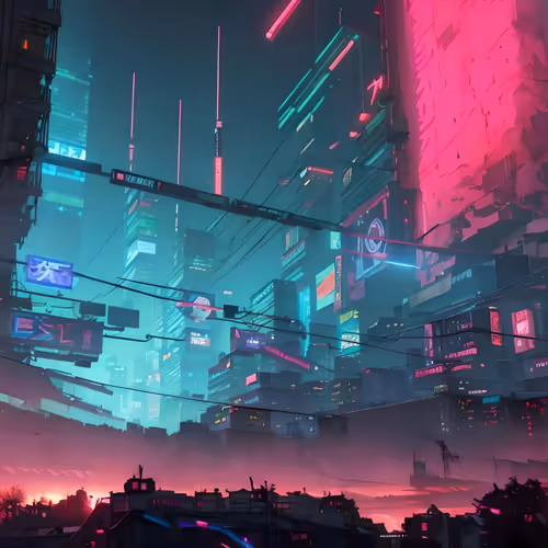 Cyberpunk city