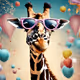 My fashionable giraffe