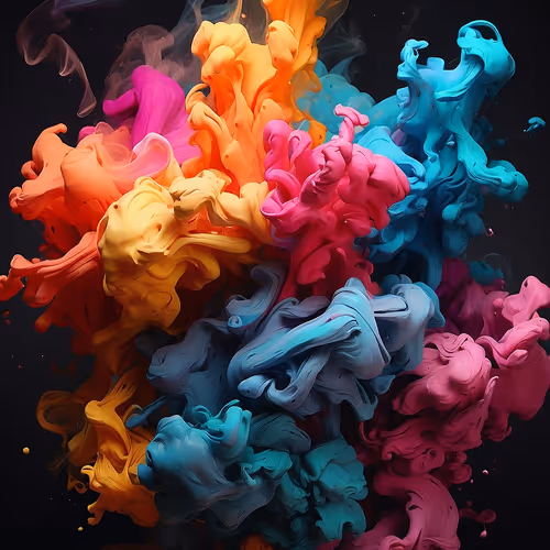 Dancing Girls in color