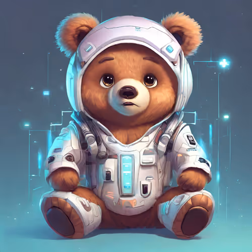 Teddy bear from the future