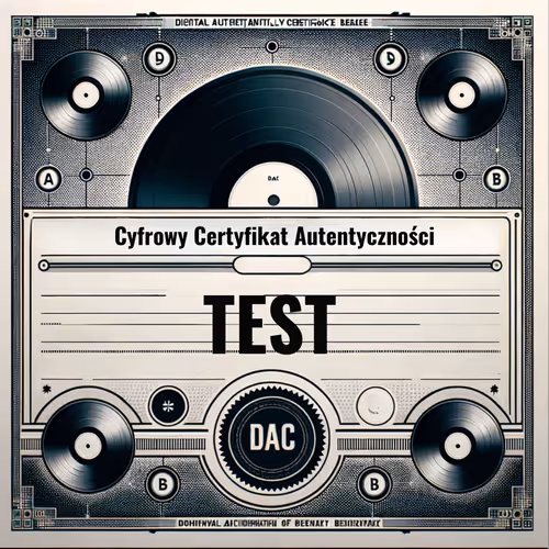Cyfrowy Certyfikat Autentycznosci TEST