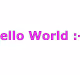 Hello World Collection, the #13337