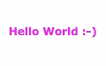 Hello World Collection, the #13337