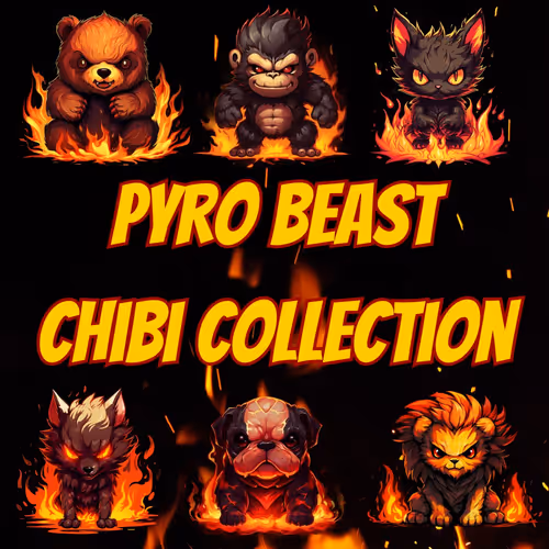 Pyro Beast Chibi Collection