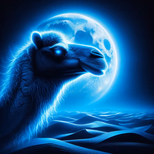 the camel art