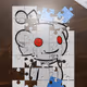 40-piece jigsaw puzzle by I&T x Reddit Collectible Avatars