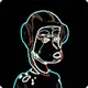 Retro Ape Neon Club