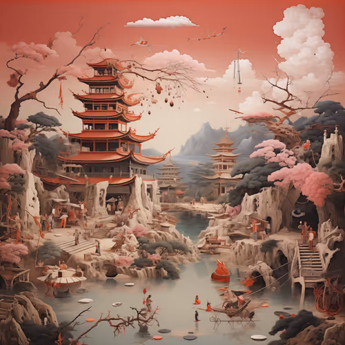 The Mythic Red Garden of Harmony