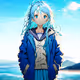 海と少女