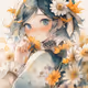 Watercolour girl シリーズ開始記念㊗️FREE mint🌈