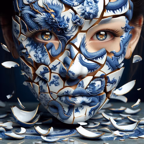 Shards of Dreams: Porcelain Metamorphosis