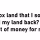 for land