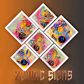 Abstract Zodiac Signs Art