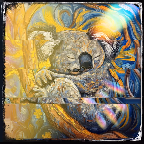 Vincent spotyka koala