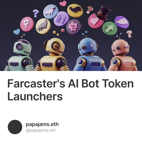 Farcaster's AI Bot Token Launchers