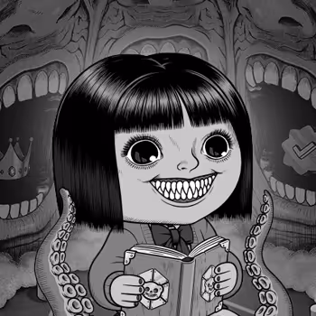 Teehee! Reading is fun! by kinnester x Reddit Collectible Avatars